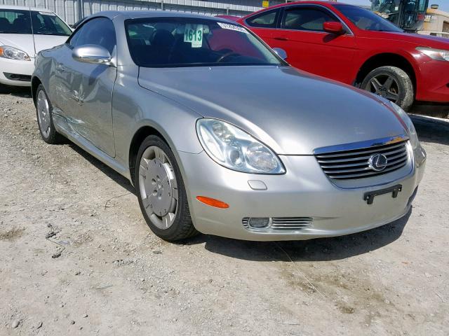 JTHFN48Y720017926 - 2002 LEXUS SC 430 SILVER photo 1