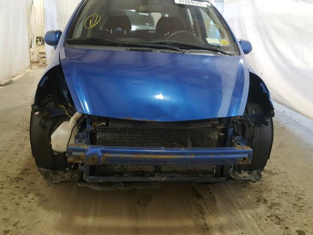 JHMGD38668S003481 - 2008 HONDA FIT SPORT BLUE photo 9