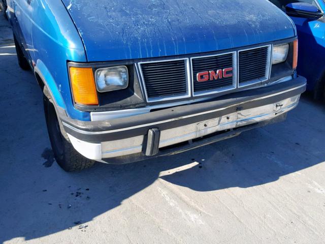 1GKDM19Z2RB551646 - 1994 GMC SAFARI XT BLUE photo 9