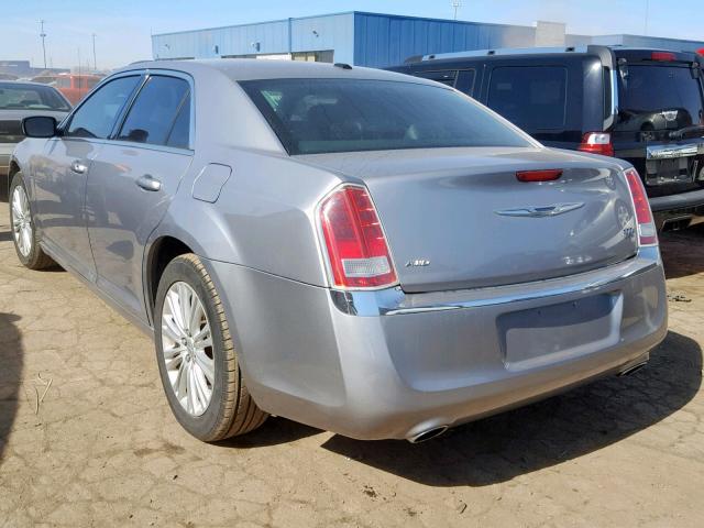 2C3CCARG2EH255816 - 2014 CHRYSLER 300 SILVER photo 3