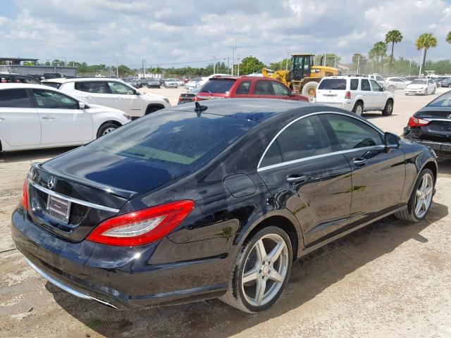 WDDLJ7DB3DA069012 - 2013 MERCEDES-BENZ CLS 550 BLACK photo 4