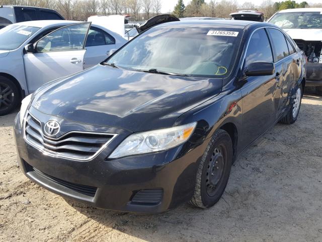 4T4BF3EK4BR139371 - 2011 TOYOTA CAMRY BASE BLACK photo 2