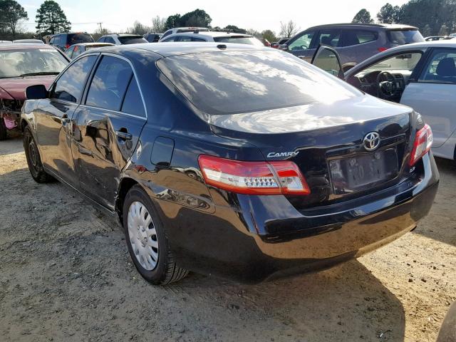 4T4BF3EK4BR139371 - 2011 TOYOTA CAMRY BASE BLACK photo 3