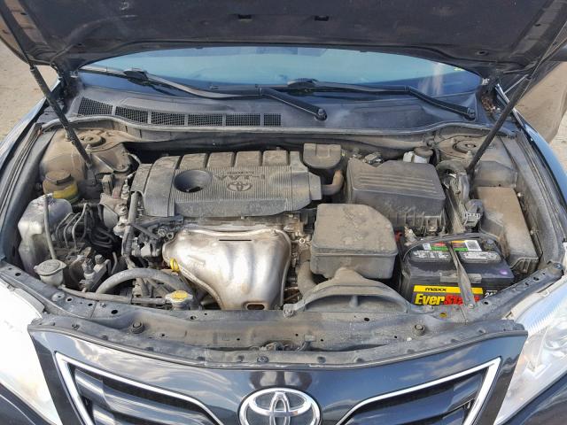 4T4BF3EK4BR139371 - 2011 TOYOTA CAMRY BASE BLACK photo 7