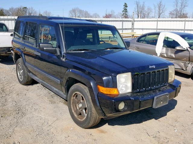 1J8HG48N76C238174 - 2006 JEEP COMMANDER BLACK photo 1
