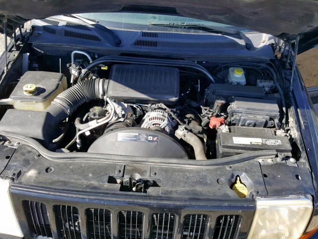 1J8HG48N76C238174 - 2006 JEEP COMMANDER BLACK photo 7