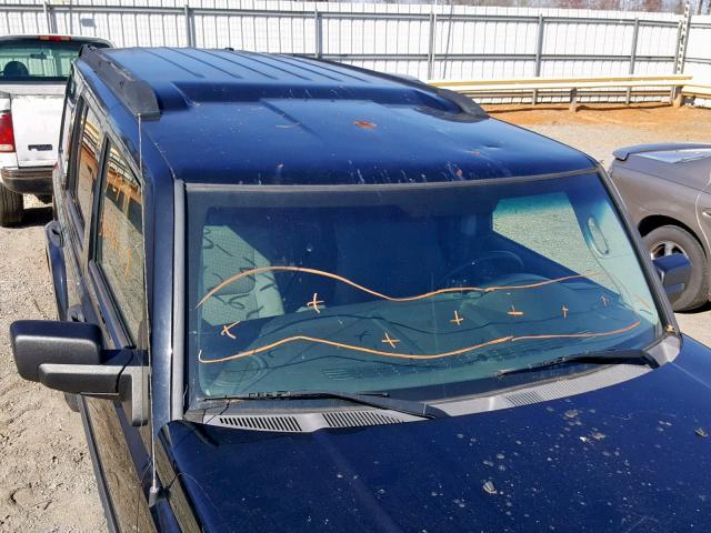 1J8HG48N76C238174 - 2006 JEEP COMMANDER BLACK photo 9