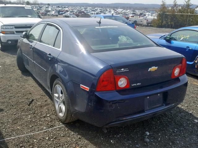 1G1ZB5E10BF244465 - 2011 CHEVROLET MALIBU LS BLUE photo 3
