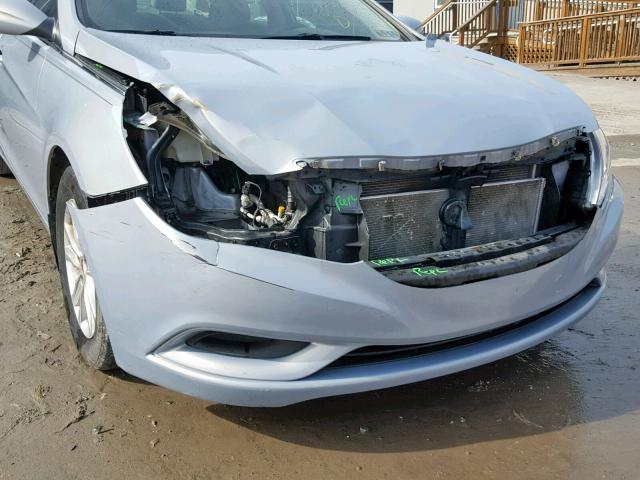 5NPEB4ACXBH173112 - 2011 HYUNDAI SONATA GLS BLUE photo 9