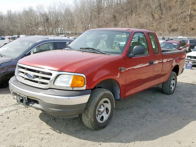 2FTRX18WX4CA80892 - 2004 FORD F-150 HERI RED photo 2