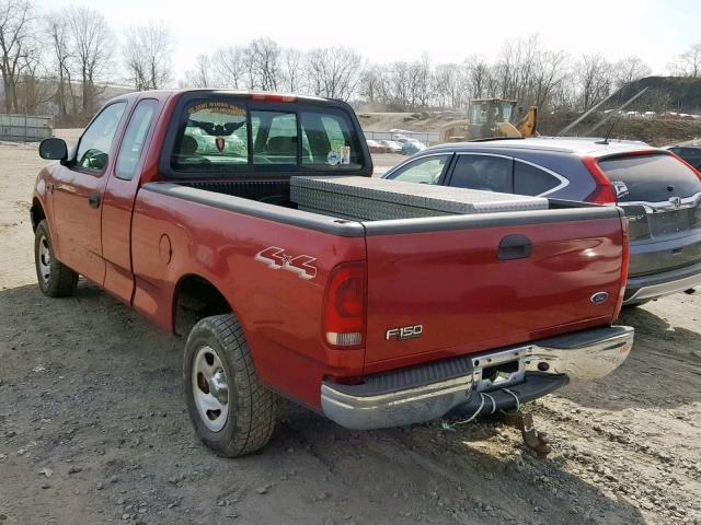 2FTRX18WX4CA80892 - 2004 FORD F-150 HERI RED photo 3