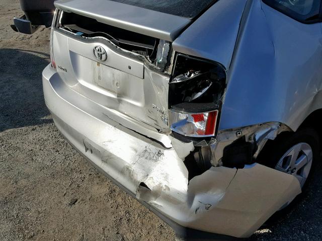 JTDKB20U557026593 - 2005 TOYOTA PRIUS SILVER photo 9