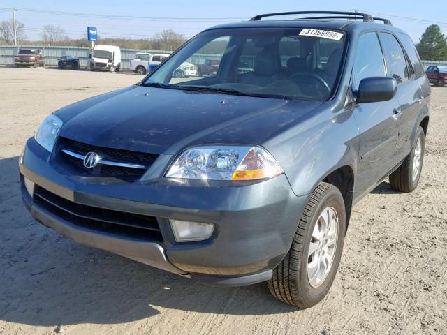 2HNYD18613H543843 - 2003 ACURA MDX TOURIN BLUE photo 2