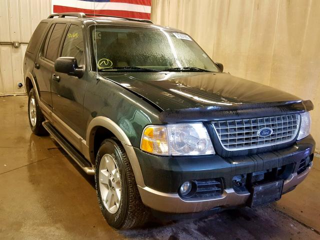 1FMZU74E83UC45616 - 2003 FORD EXPLORER E GREEN photo 1