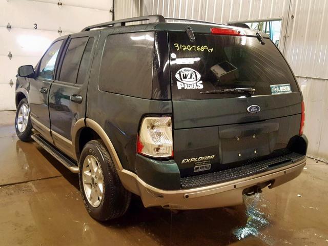 1FMZU74E83UC45616 - 2003 FORD EXPLORER E GREEN photo 3