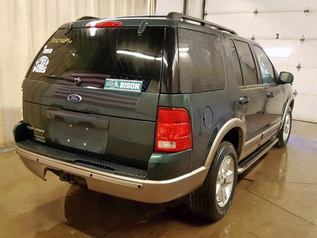 1FMZU74E83UC45616 - 2003 FORD EXPLORER E GREEN photo 4