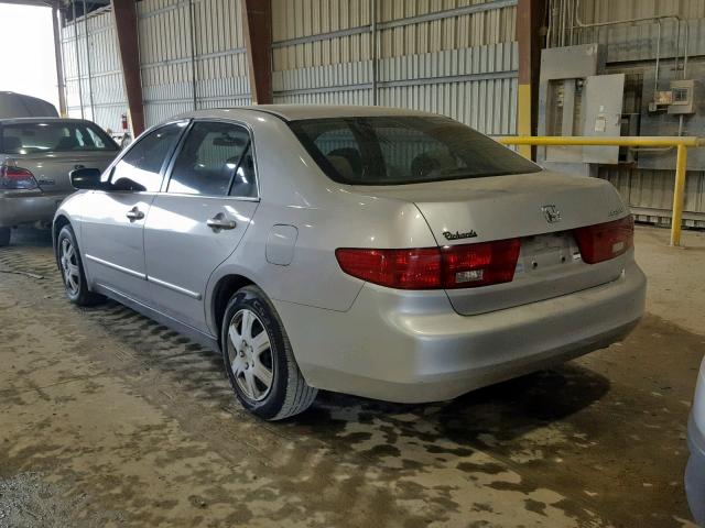 1HGCM56405L004274 - 2005 HONDA ACCORD SILVER photo 3