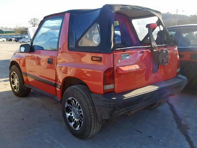 2CNBE18U5R6946487 - 1994 GEO TRACKER RED photo 3