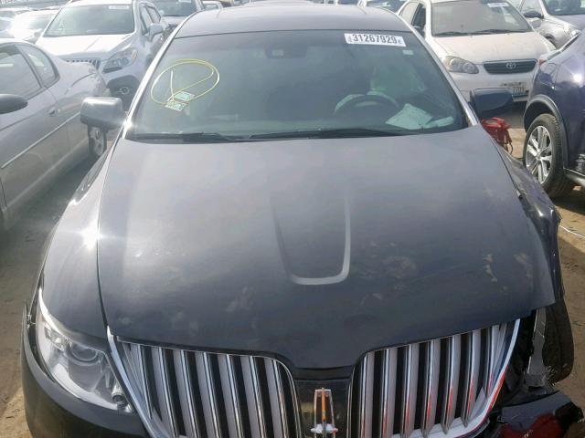 1LNHL9ER8BG614144 - 2011 LINCOLN MKS BLACK photo 7