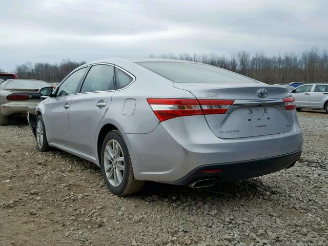 4T1BK1EB3EU128263 - 2014 TOYOTA AVALON BAS SILVER photo 3