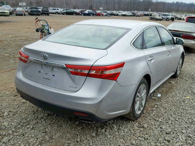 4T1BK1EB3EU128263 - 2014 TOYOTA AVALON BAS SILVER photo 4