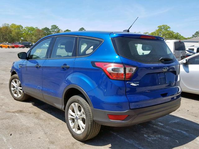 1FMCU0F71JUD14722 - 2018 FORD ESCAPE S BLUE photo 3