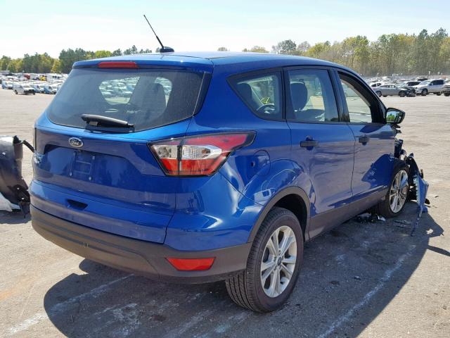 1FMCU0F71JUD14722 - 2018 FORD ESCAPE S BLUE photo 4