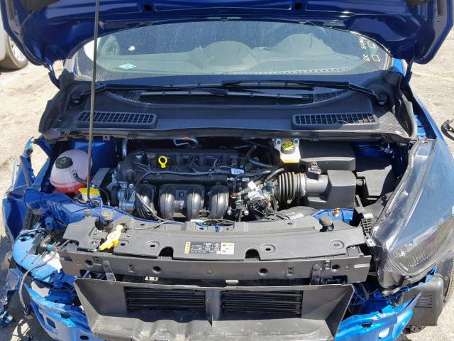 1FMCU0F71JUD14722 - 2018 FORD ESCAPE S BLUE photo 7