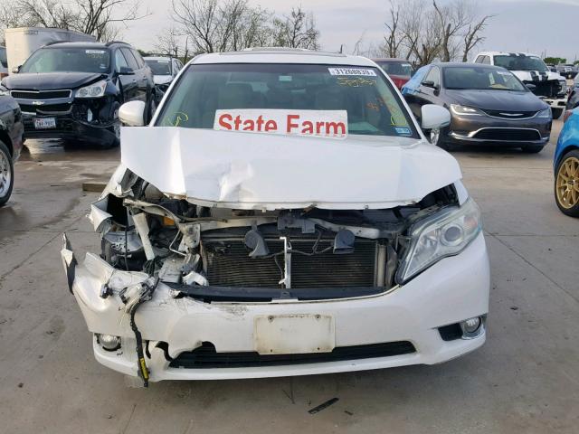 4T1BK3DB6BU393347 - 2011 TOYOTA AVALON BAS WHITE photo 9