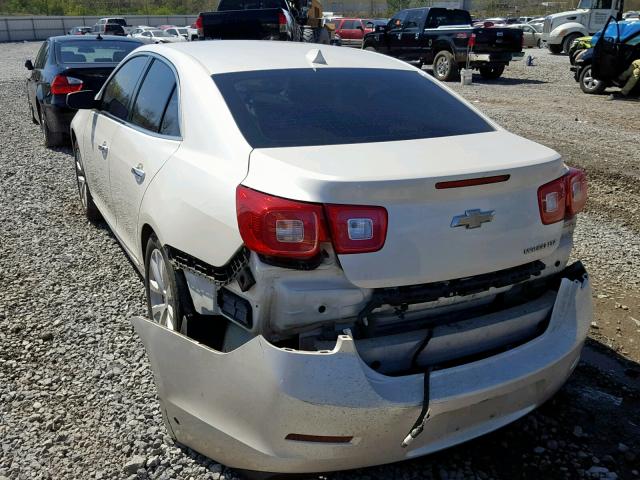 1G11H5SA1DF223711 - 2013 CHEVROLET MALIBU LTZ WHITE photo 3