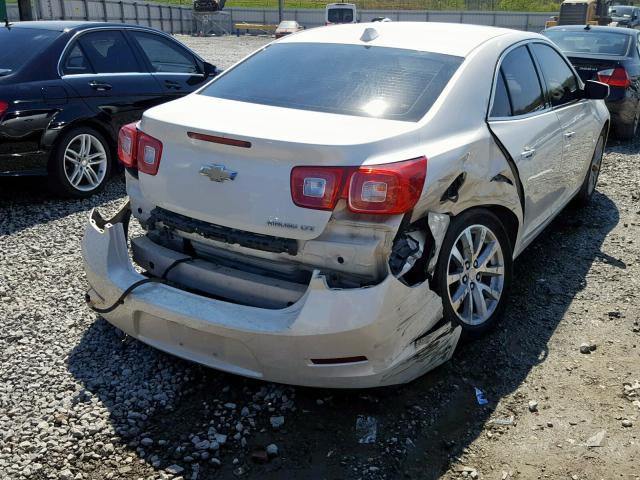 1G11H5SA1DF223711 - 2013 CHEVROLET MALIBU LTZ WHITE photo 4