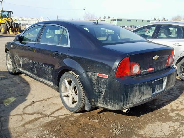 1G1ZJ57B184282087 - 2008 CHEVROLET MALIBU 2LT BLACK photo 3