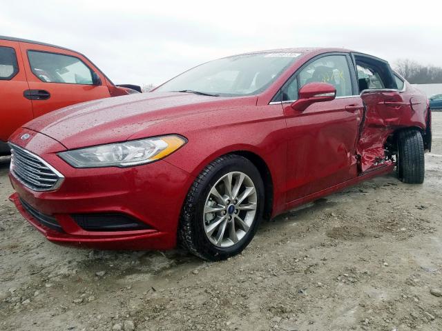 3FA6P0H79HR394977 - 2017 FORD FUSION SE  photo 2