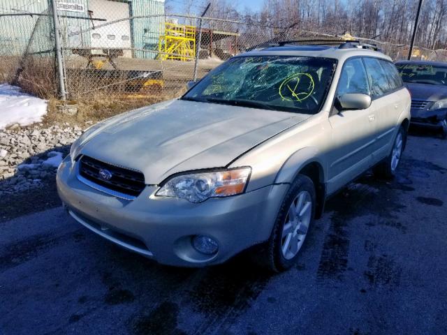 4S4BP62C977319554 - 2007 SUBARU OUTBACK OU TAN photo 2