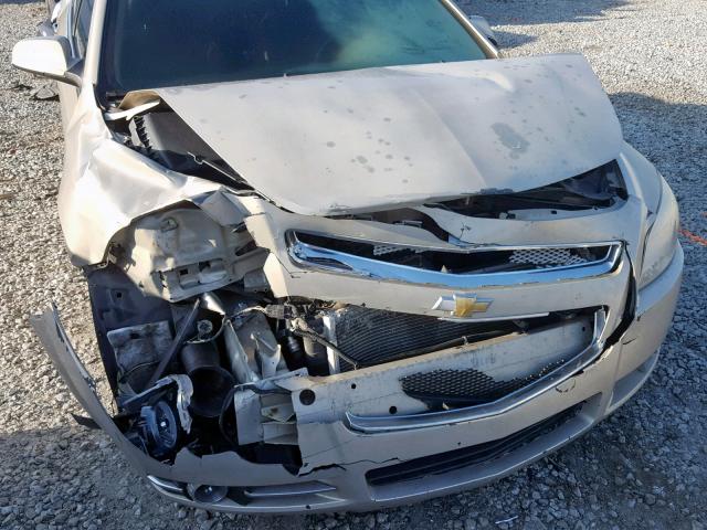1G1ZG5E73CF195365 - 2012 CHEVROLET MALIBU LTZ 金色 照片 9