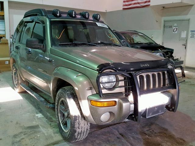 1J4GL38K03W661438 - 2003 JEEP LIBERTY RE GREEN photo 1