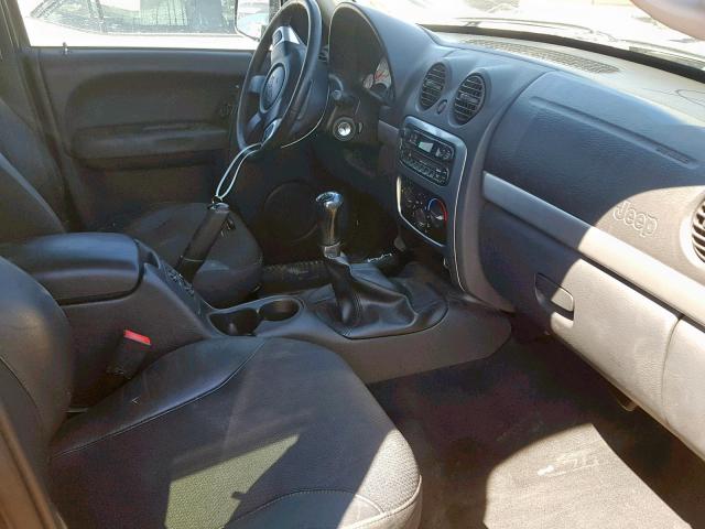 1J4GL38K03W661438 - 2003 JEEP LIBERTY RE GREEN photo 5