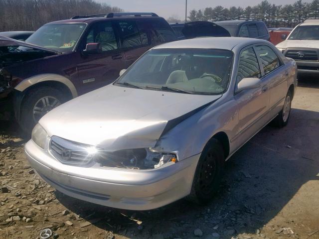 1YVGF22CXY5111163 - 2000 MAZDA 626 ES SILVER photo 2