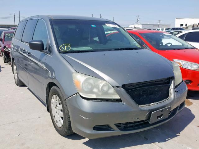 5FNRL38277B038410 - 2007 HONDA ODYSSEY LX GRAY photo 1