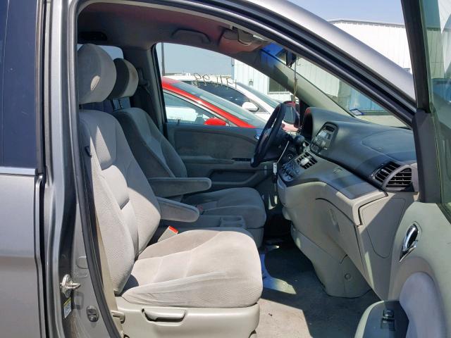 5FNRL38277B038410 - 2007 HONDA ODYSSEY LX GRAY photo 5