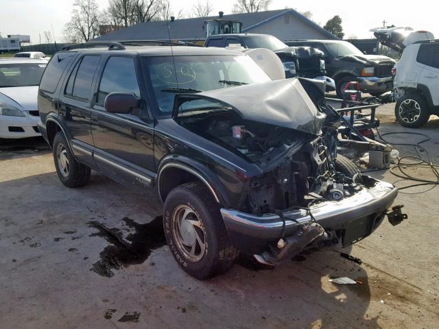 1GNDT13W112216824 - 2001 CHEVROLET BLAZER BLACK photo 1