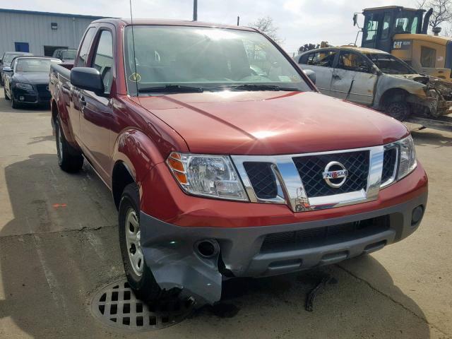 1N6BD0CT2FN767778 - 2015 NISSAN FRONTIER S RED photo 1