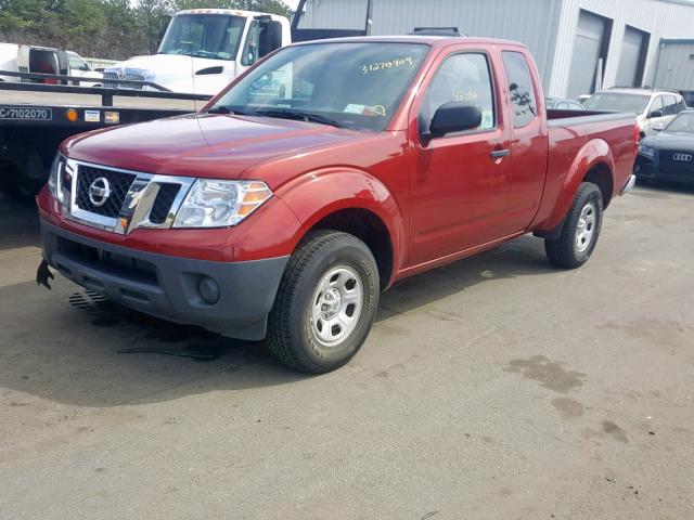 1N6BD0CT2FN767778 - 2015 NISSAN FRONTIER S RED photo 2