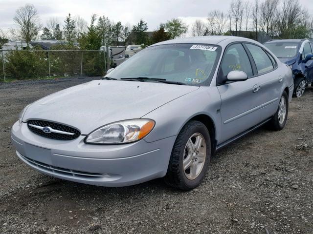 1FAFP56S0YA211092 - 2000 FORD TAURUS SEL SILVER photo 2