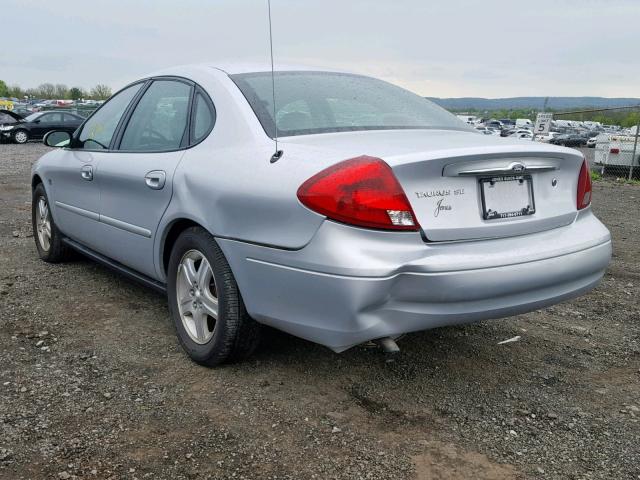 1FAFP56S0YA211092 - 2000 FORD TAURUS SEL SILVER photo 3