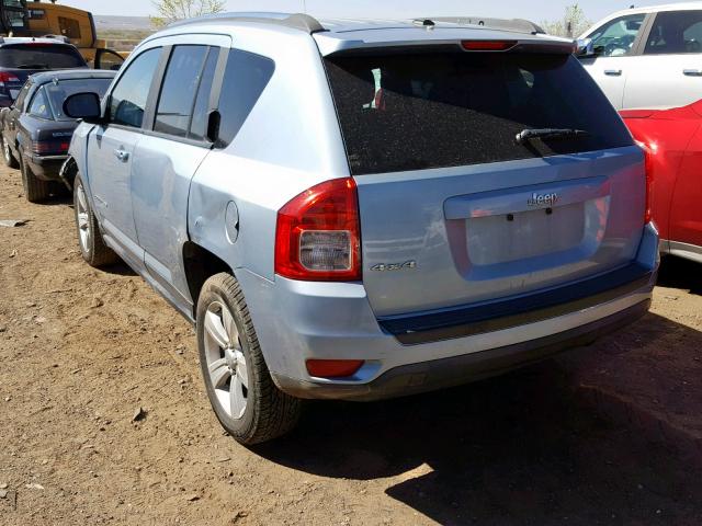 1C4NJDBB9DD249811 - 2013 JEEP COMPASS SP BLUE photo 3