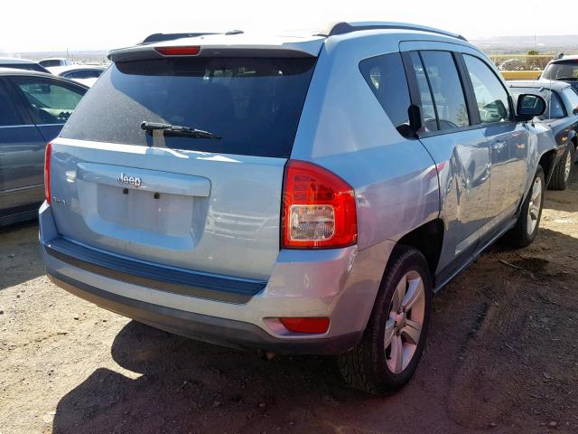 1C4NJDBB9DD249811 - 2013 JEEP COMPASS SP BLUE photo 4