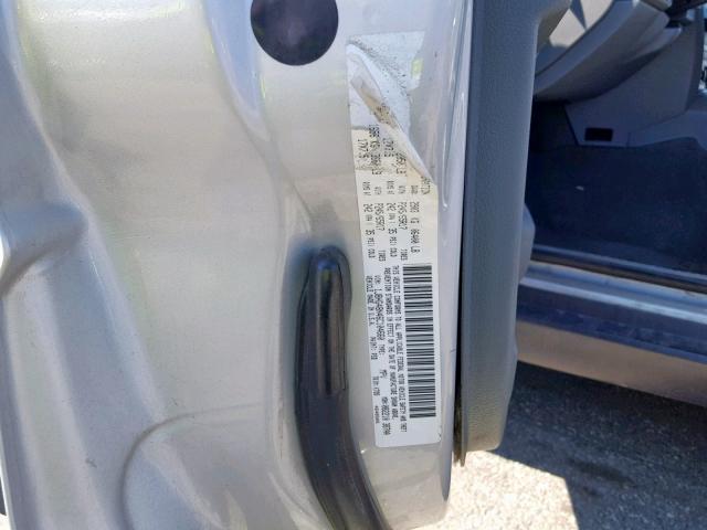 1J8HG48N46C104660 - 2006 JEEP COMMANDER 银色 照片 10