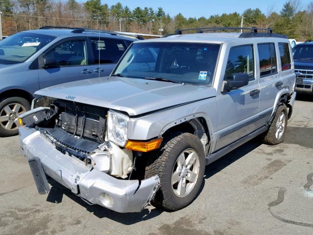 1J8HG48N46C104660 - 2006 JEEP COMMANDER 银色 照片 2