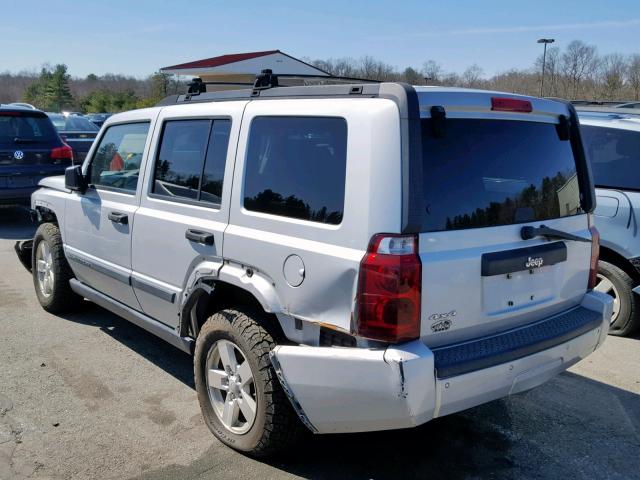 1J8HG48N46C104660 - 2006 JEEP COMMANDER 银色 照片 3